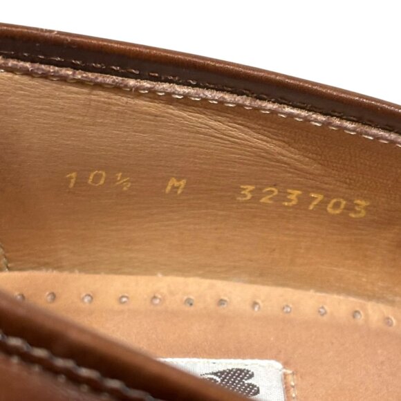 Stanley Blacker Italian Leather Brown Loafers - Picture 8 of 9